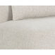 Soraya Dove Cream Swivel Armless Chair, Swivel